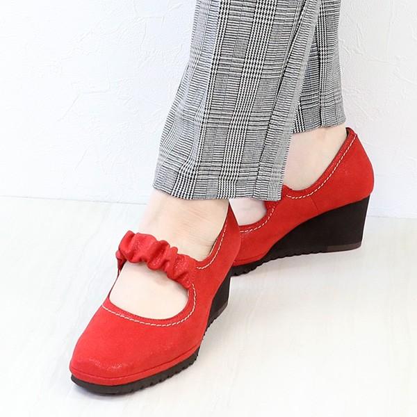 パンプス 軽量 痛くない 幅広 甲高 大きいサイズ 小さいサイズ レディース クロールバリエ No.974201※返品・交換不可 | COULEUR VARIE | 14