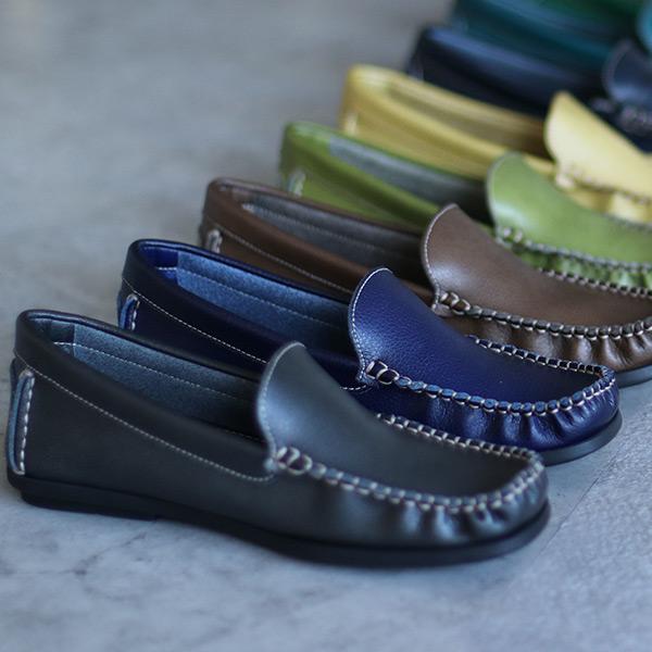 モカシン ローファー レディース 外反母趾 幅広 甲高 21.5cm 25cm 歩きやすい 履きやすい 軽い 旅行 靴 バスクラフト No.978803 セール SALE ※交換返品不可 | COULEUR VARIE | 04