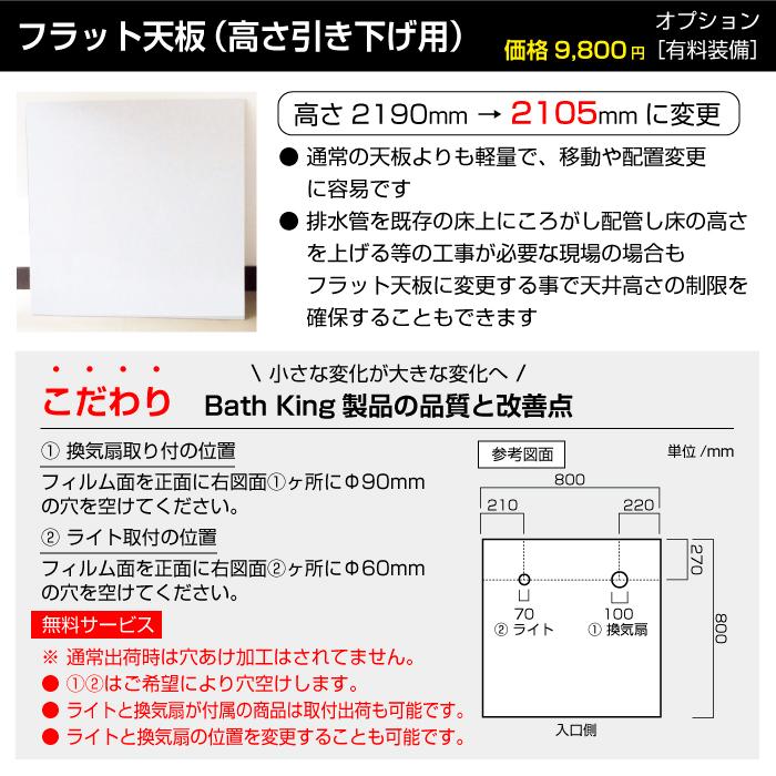 シャワーユニット NH-S01W 【W820×D820×H2190】 : バスキング - 通販