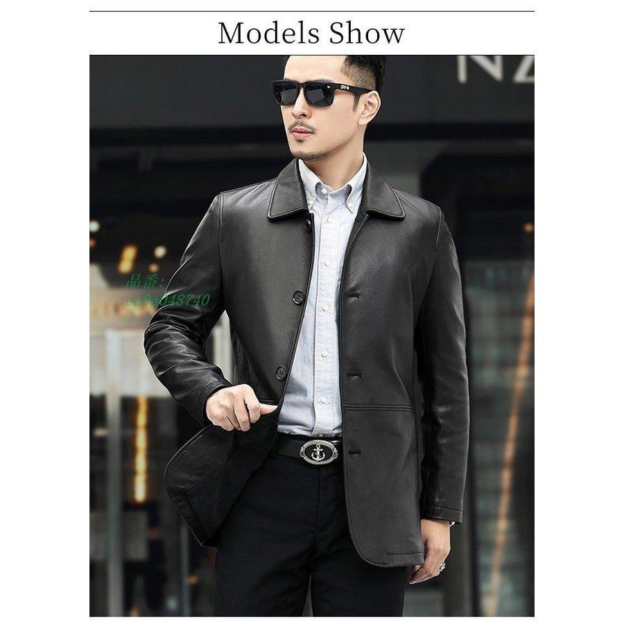 レザージャケット スーツ 鹿革 柔らかい フィット ジャンパー 鹿革コート レザー 本革ジャケット アウター 本革ジャケット 革ジャン 高級感 ロング丈 ライダースジャケット レザー ジャンパー Per7 3hjq3ty1 バトンshop