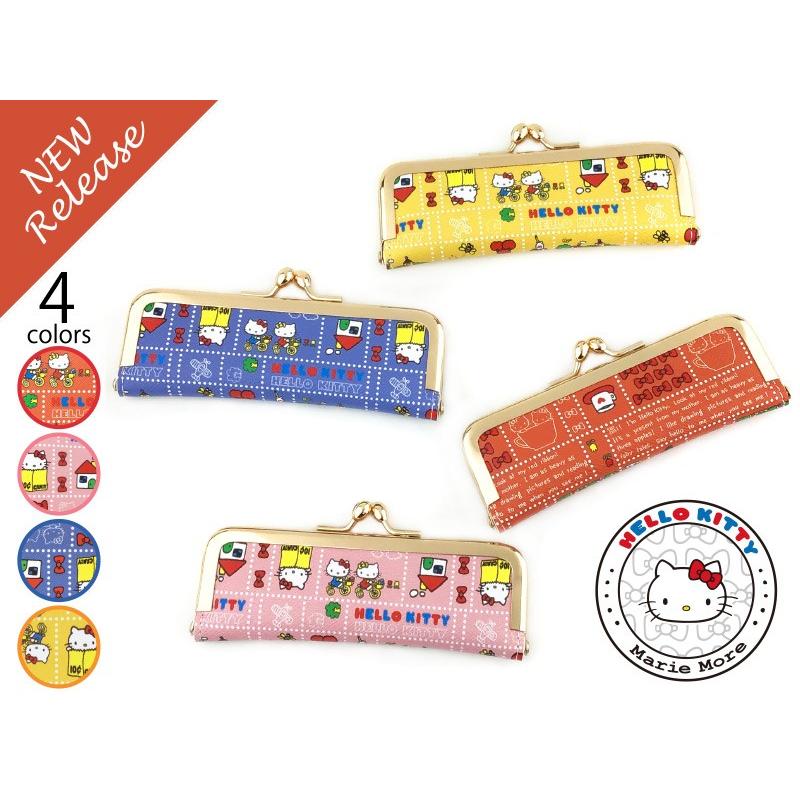 印鑑ケース 朱肉付き がま口 ハローキティ コミック サンリオ 日本製 レッド ピンク ブルー イエロー Mk 0041co Baton 通販 Yahoo ショッピング