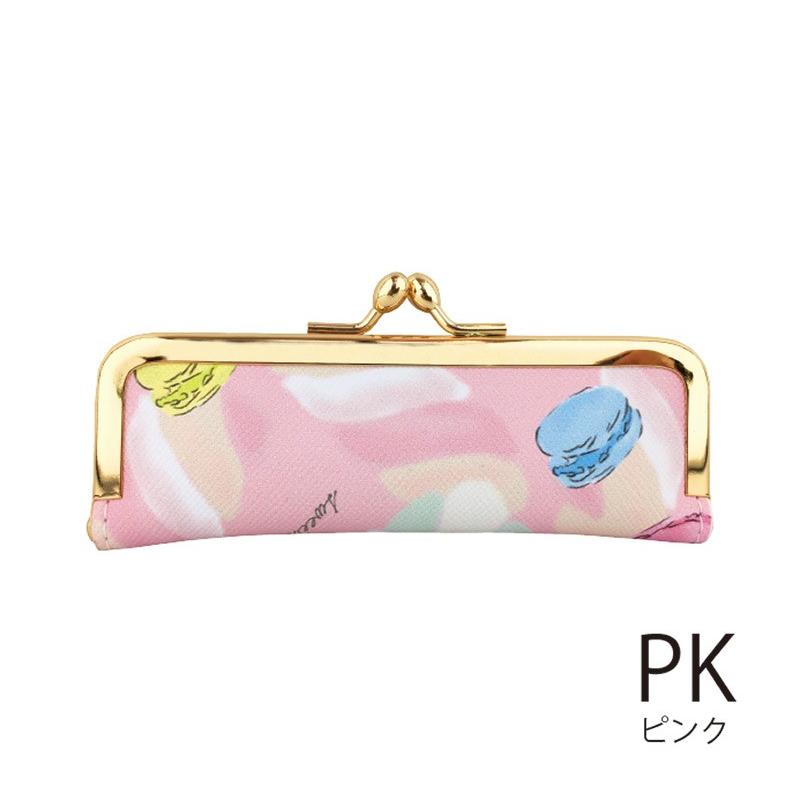 印鑑ケース 朱肉付き がま口マカロン 日本製 イエロー ピンク ブルー|baton-sj|07