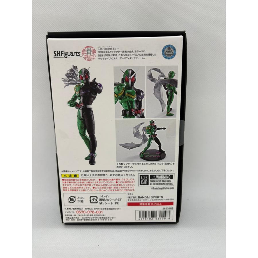 【中古】【未開封】S.H.Figuarts(真骨彫製法) 仮面ライダーW サイクロンジョーカー 風都探偵アニメ化記念_1