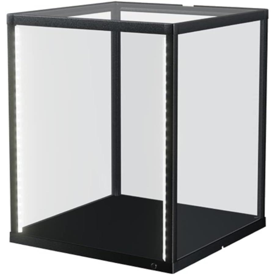 アクリルショーケース　黒仕様 デスクトップショーケース M ブラック アクリル製 W25×D25×H30cm(内寸