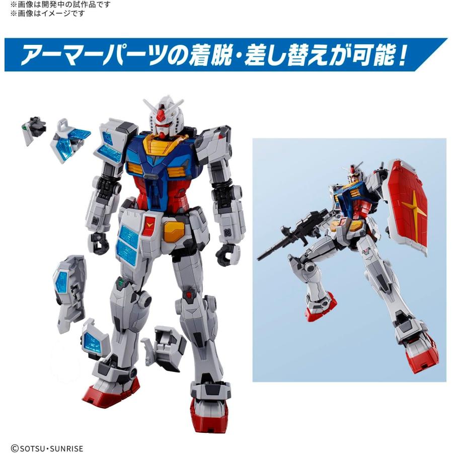 1/144 RX-78F00/E ガンダム (EX-001 グラスフェザー装備) 「ガンプラ