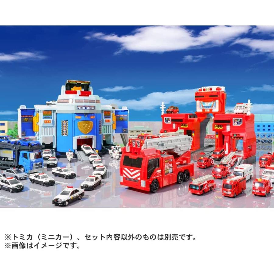 トミカ 変形出動 ! ビッグファイヤー & コマンドステーション : バトン