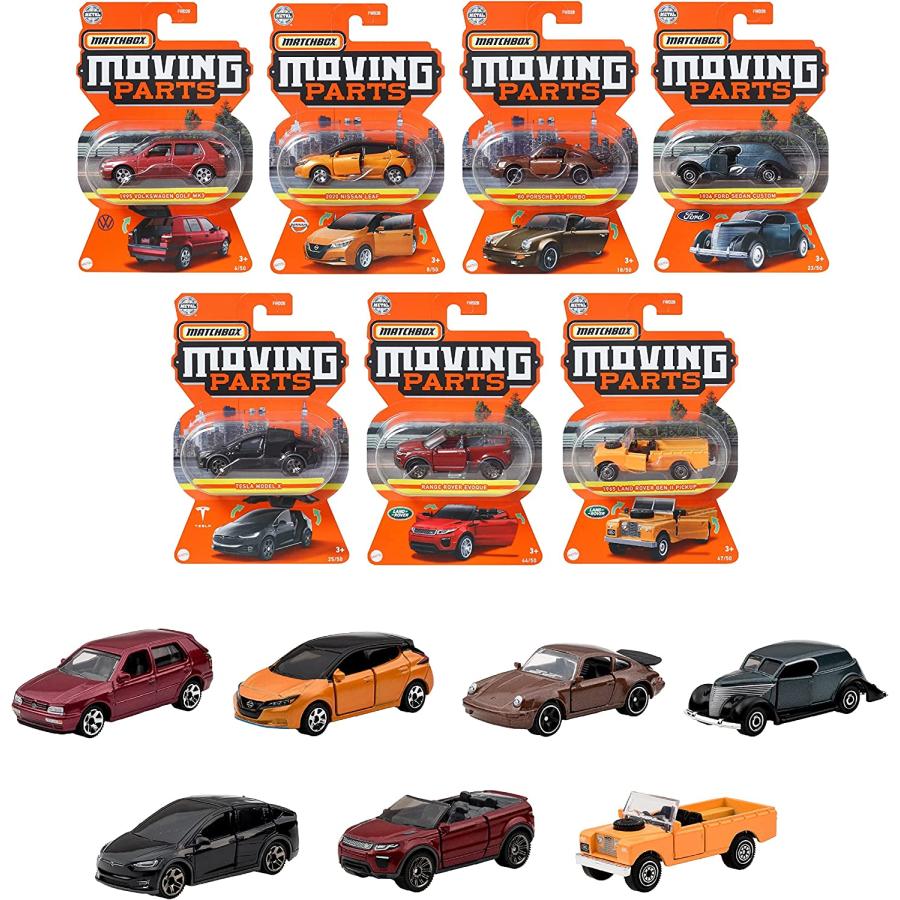 マッチボックス(Matchbox) ムービングパーツ 8台入りアソート (FWD28