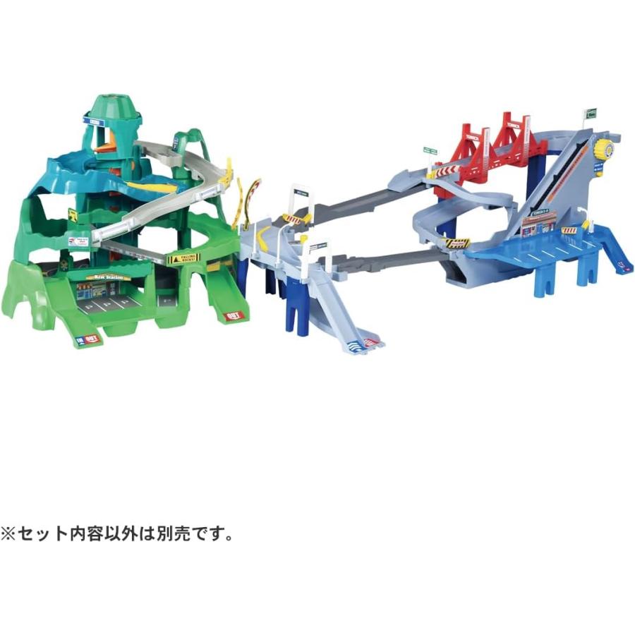 トミー トミカ コースがのび~る! 2WAYにぎやか高速どうろ コースがのび〜る！2WAYにぎやか高速どうろ｜トミカタウン
