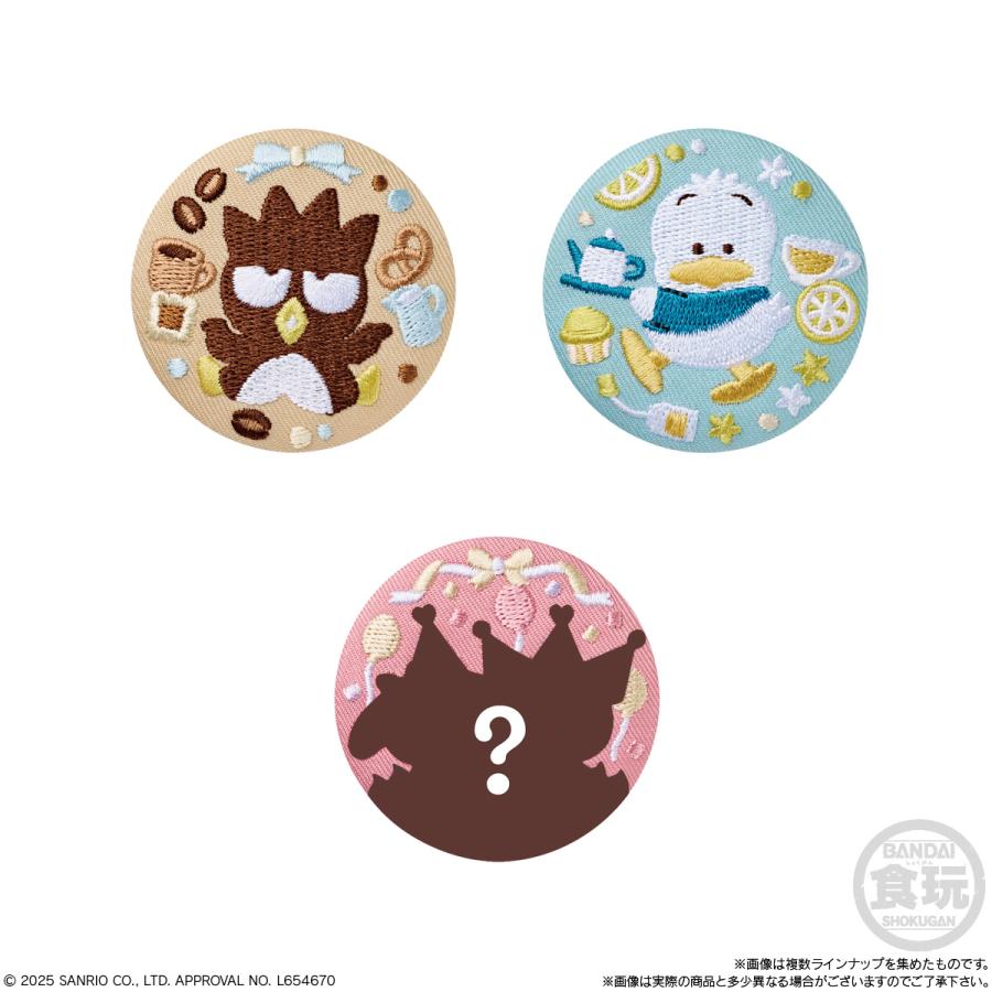 BOX】【再販】サンリオキャラクターズ 刺繍缶バッジビスケット3 12個