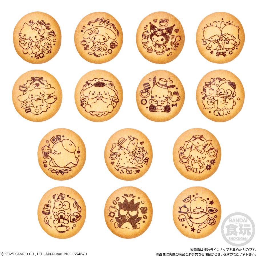BOX】【再販】サンリオキャラクターズ 刺繍缶バッジビスケット3 12個
