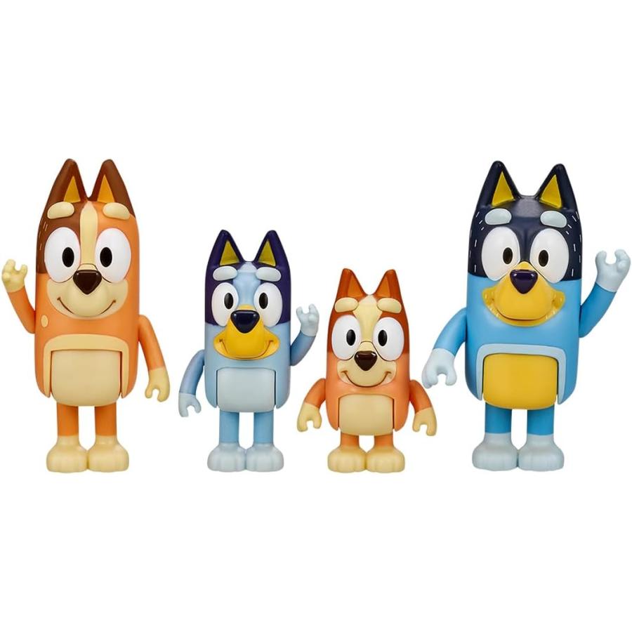ブルーイ＆ビンゴ＆パパ＆ママ 「ブルーイ」 ファミリーフィギュア