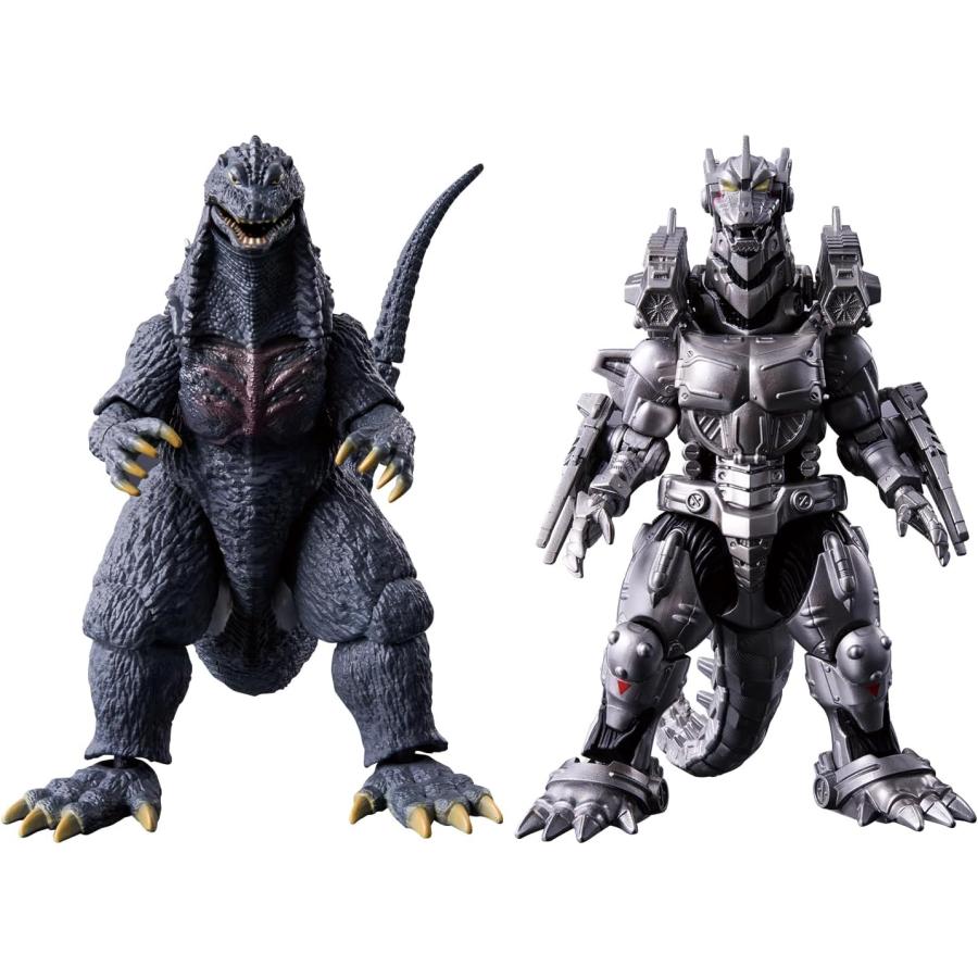 ゴジラアクションフィギュア ゴジラ（2003） × 3式機龍〈改〉重武装型