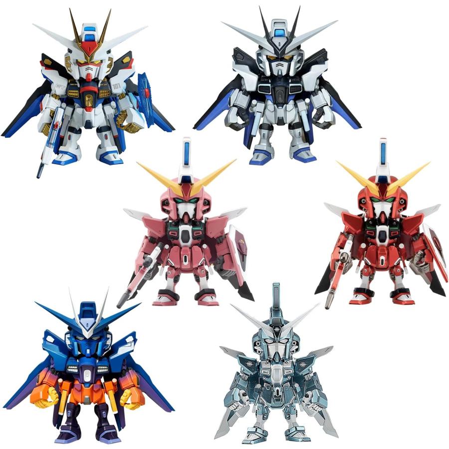 BOX】QMSV mini STRIKE FREEDOM GUNDAM & INFINITE JUSTICE 機動戦士