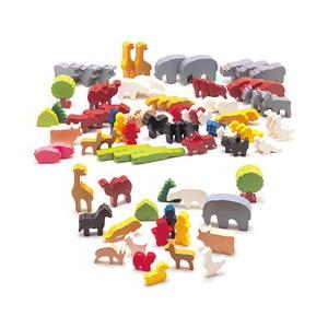 ミニランド・セット(92ヶ) HABA(ハバ) HA0012 積み木 知育玩具 1歳