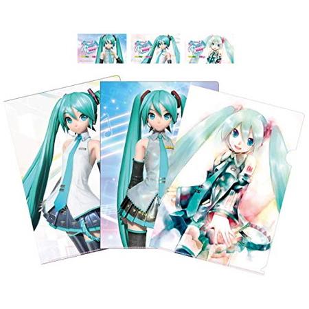 100枚セット】NewDays×初音ミク A4クリアファイル&ステッカー : バトン 