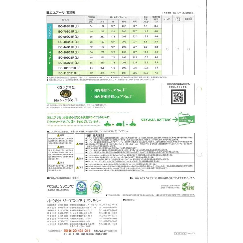 GSユアサ　EC-115D31L【全国送料無料】｜battery-boy｜05