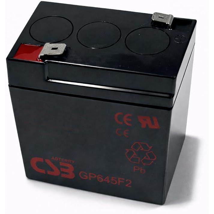 G&Yu GP645 F2端子 小型制御弁式鉛蓄電池 6V 4.5Ah 密閉型 VRLA UPS・無停電電源装置用 | G＆Yuバッテリー | 01
