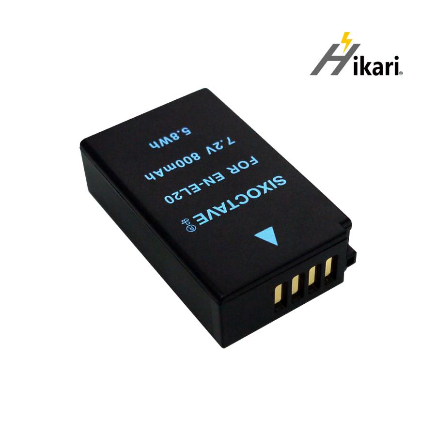 ニコン（Nikon） 【互換品】 EN-EL20 Nikon 互換 バッテリー 2個と