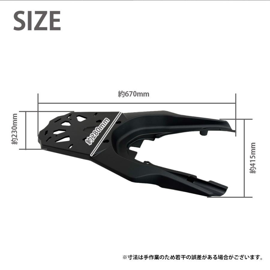 【新型2025年モデル対応】TWR製 HONDA PCX用 JK05/JK06/KF47対応 クラブレール リアキャリア 積載 荷台 クラブバー_6