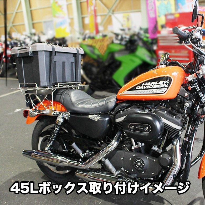 Harley Davidson ハーレー大型リアキャリア ステンレス製 Harley Davidson ハーレー大型リアキャリア ステンレス製