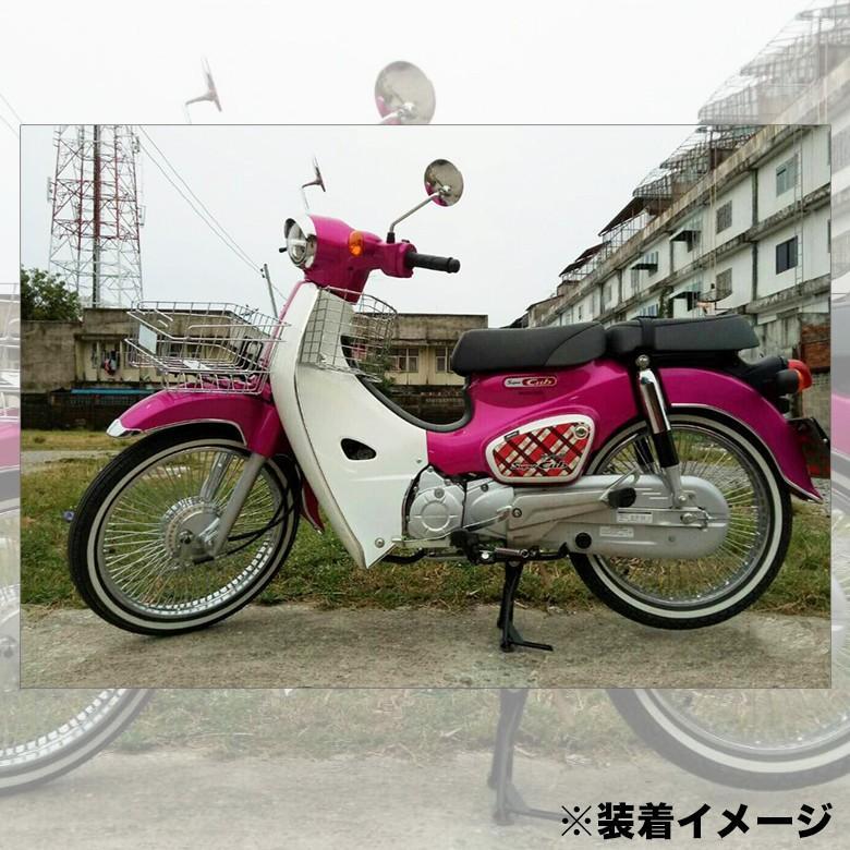 ベスパ用 ホワイトリボン 新品チューブタイヤ2本 スーパーカブ