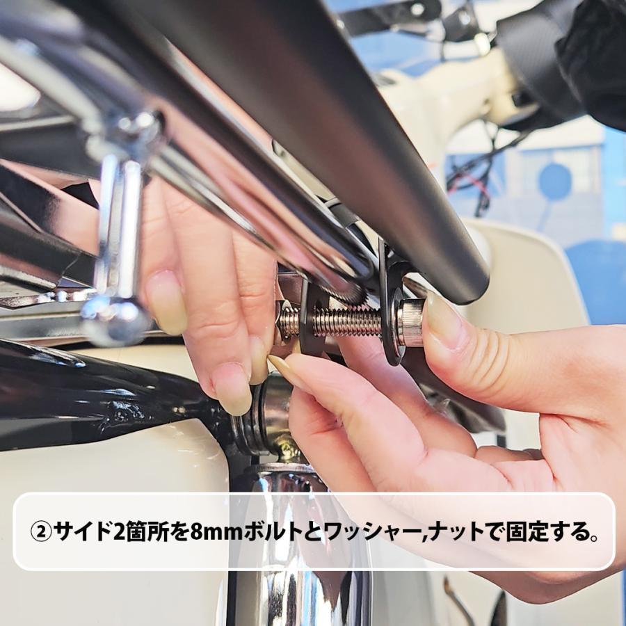 TWR製 HONDA スーパーカブ クロスカブ リアキャリア オーバーリアキャリア ブラックエディション ブラック カスタムの画像