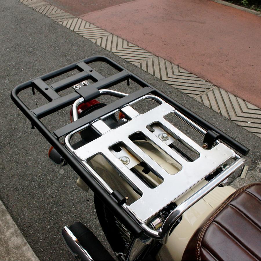 TWR製 HONDA スーパーカブ クロスカブ リアキャリア オーバーリアキャリア ブラックエディション ブラック カスタムの画像