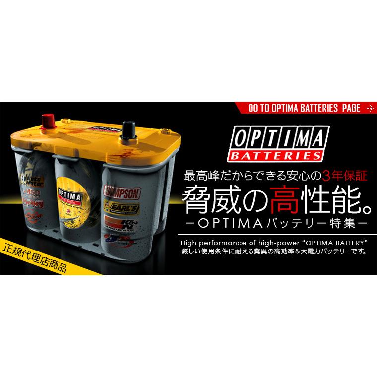オプティマ OPTIMA バッテリー 105D23R JIS規格セット ( 適合型式