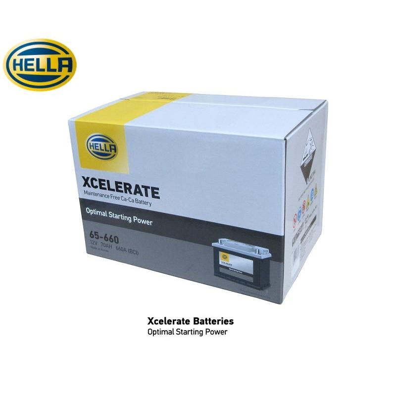 HELLA ヘラー バッテリー 65-660 (適合 65-650 65-6MF 65-750 65
