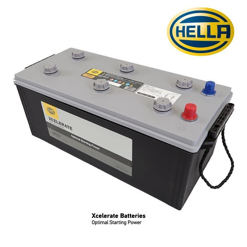 180Ah 68032 HELLA ヘラー バッテリー 2台のセット 数量1で2台