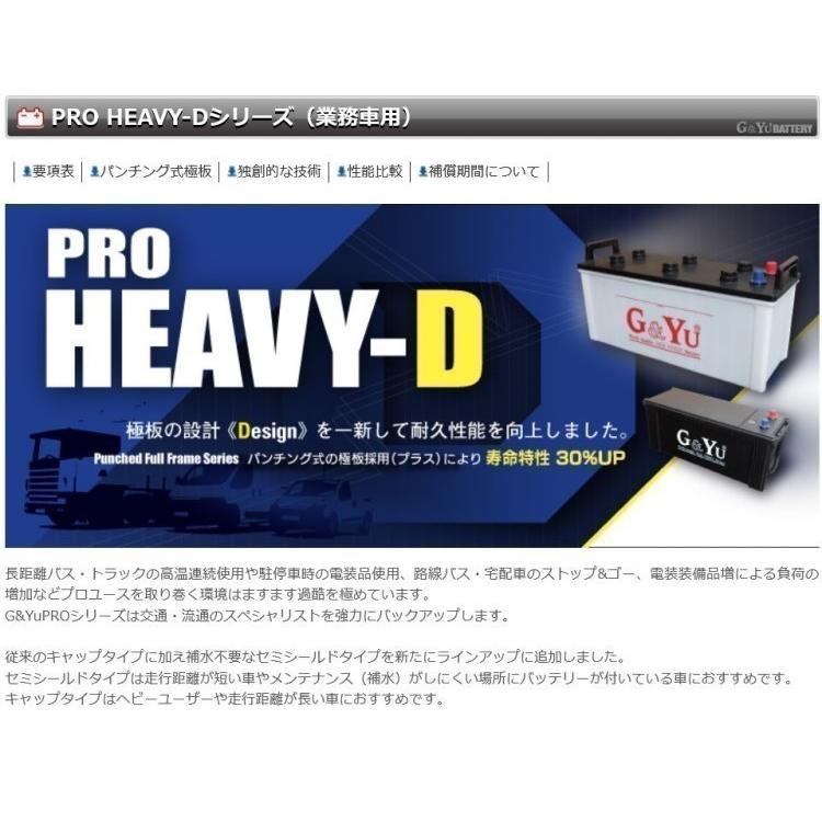 130F51 2個セット　数量1で2個となります。 HD-130F51 PRO HEAVY-D G&yu カーバッテリー プロフェッショナルモデル