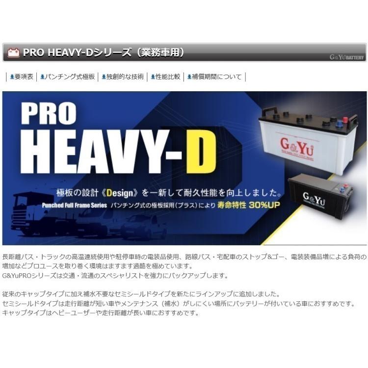 HD 130F51 PRO HEAVY-D G&yu カー バッテリー プロフェッショナル