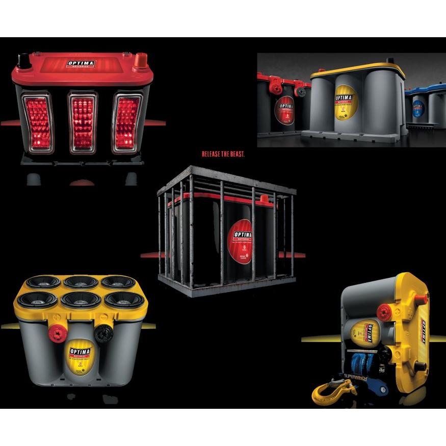 オプティマ HUMMER ハマー H3 OPTIMA RED バッテリー レッドトップ