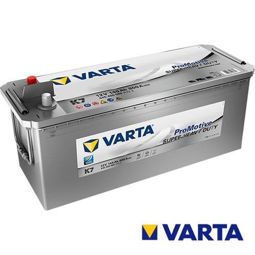 VARTA 145Ah 800A 645400080 K7 欧州トラック トラクター 商用大型