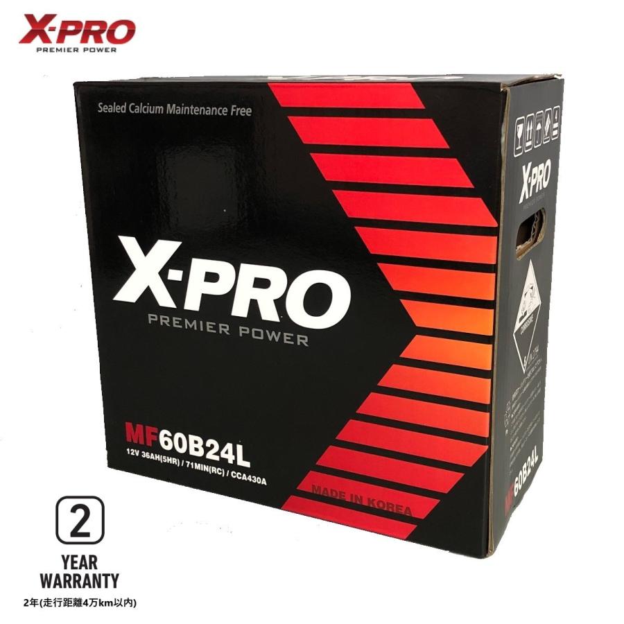 46B24L 高性能 長寿命 X-PRO エックスプロ バッテリー 容量
