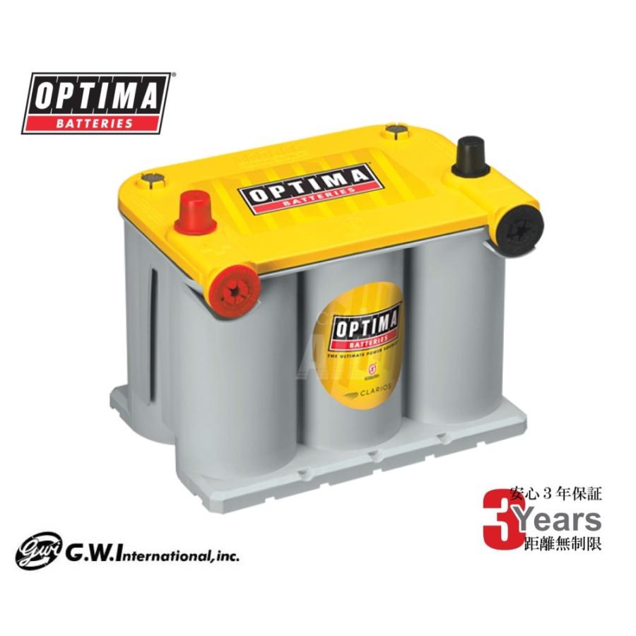 オプティマ OPTIMA YELLOW バッテリー イエロートップ YT925U (YTU 3.7