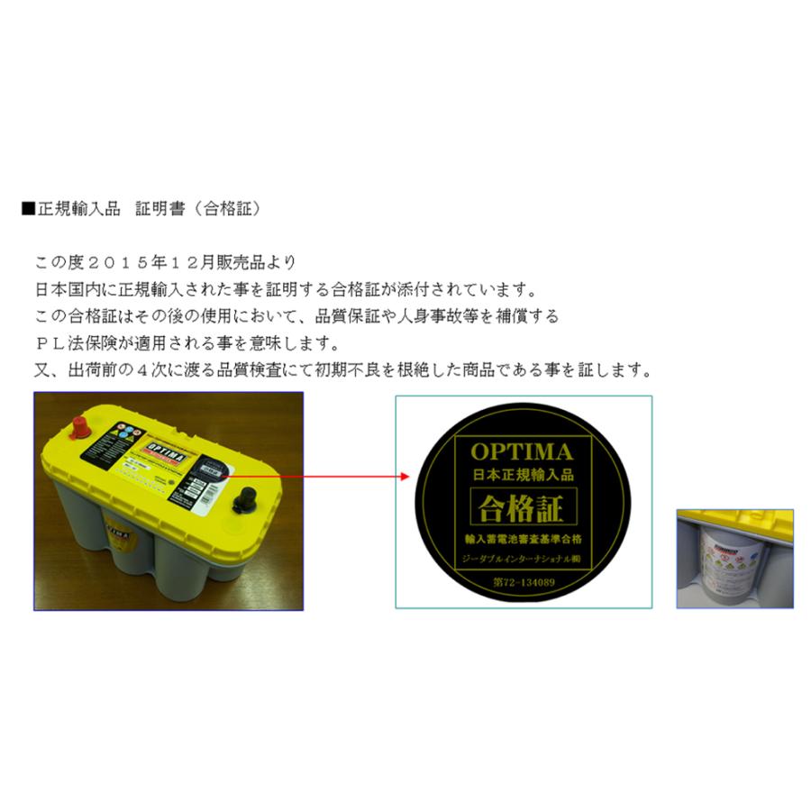 OPTIMA AGM バッテリー YTL4-LN4 ( 適合 580901080(F21) BLA-80-L4