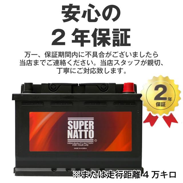 SUPER NATTO 欧州車専用AGMバッテリー L3 AGM70 初期補充電済