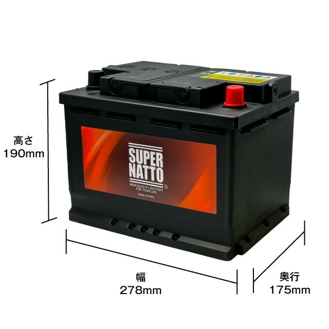 SUPER NATTO（スーパーナット） 欧州車専用AGMバッテリー L3 AGM70