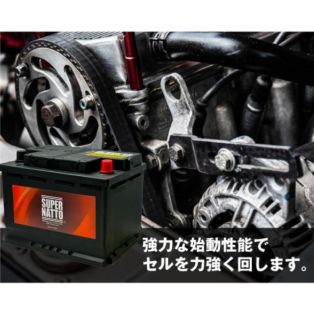 SUPER NATTO（スーパーナット） 欧州車専用AGMバッテリー L4 AGM80