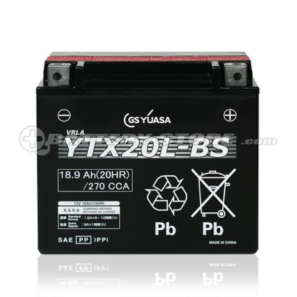 ホンダ純正　ウィングマーク　　GSユアサ バッテリー　YTX14-BS 未使用 バイク用バッテリー YTX20L-BS・液入・初期補充電済 GSユアサ（YUASA