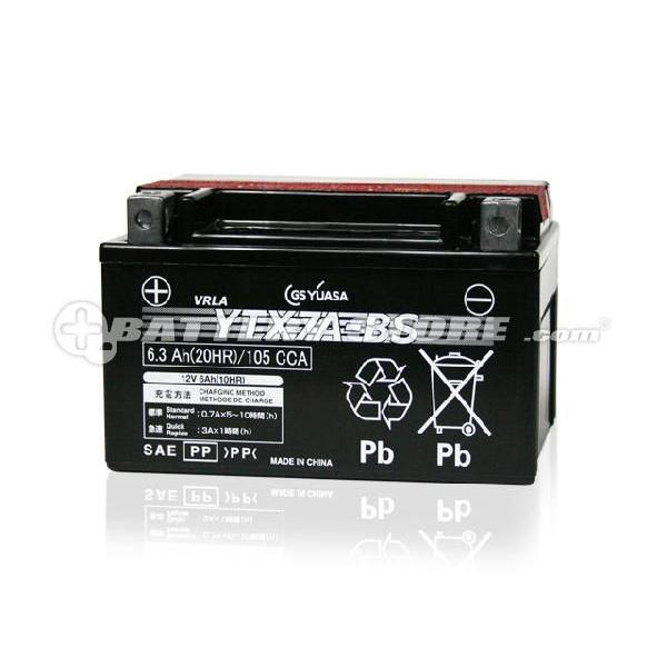 GS YUASA YTX7A-BS バイクバッテリー GSユアサ GS YUASA ジーエスユアサ バイクバッテリー YTX7A-BS
