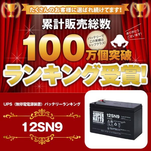 UPS(無停電電源装置) 12SN9 初期補充電済 純正品と完全互換 安心の動作確認済み製品 USPバッテリーキットに対応 安心保証付き 在庫あり・即納｜batterystorecom｜02