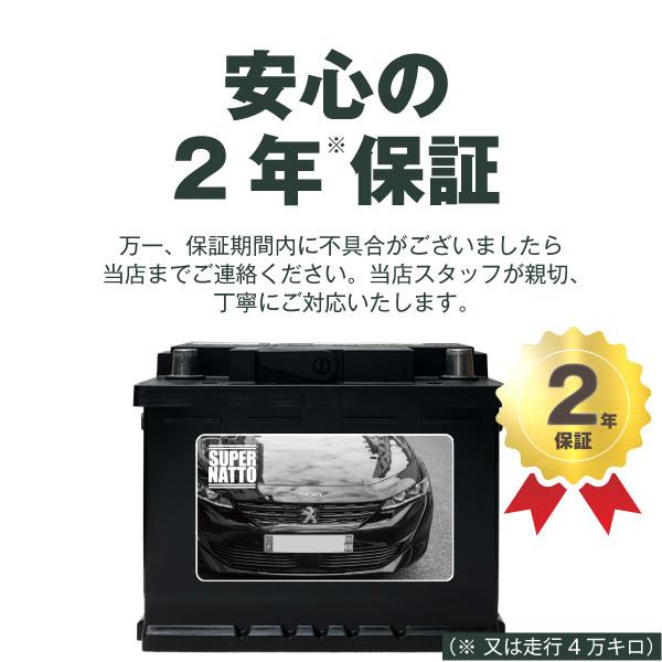 SUPER NATTO（スーパーナット） 自動車バッテリー プジョー 専用