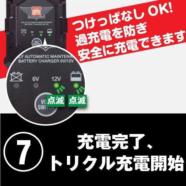 バイク用バッテリー ハーレー専用バッテリー充電器（6V/12V切替式） PSE新基準対応 バッテリーテンダ ストリート スポーツスター ダイナ ソフテイル ツーリング | SUPER NATTO | 13