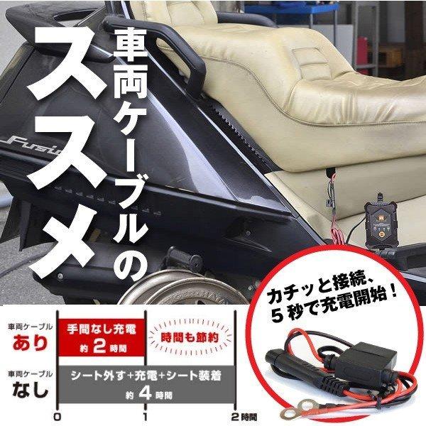 バイク用バッテリー ハーレー専用バッテリー充電器（6V/12V切替式） PSE新基準対応 バッテリーテンダ ストリート スポーツスター ダイナ ソフテイル ツーリング｜batterystorecom｜16