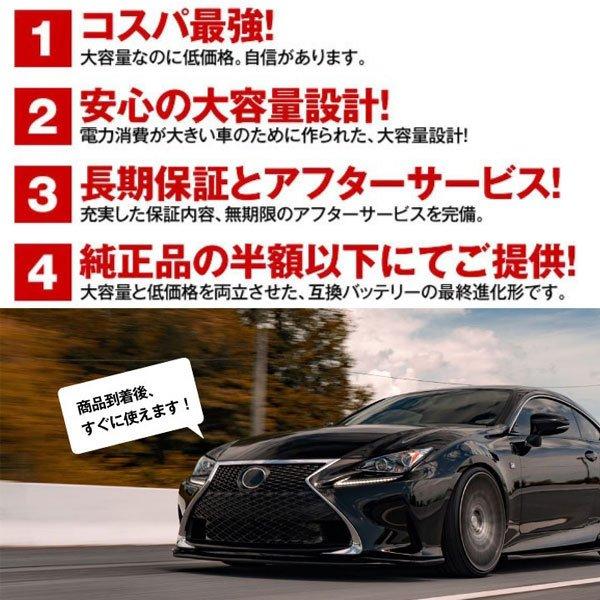 自動車用バッテリー 90D23L 充電制御車対応 75D23L互換 コスパ最強 販売 55D23L 65D23L 85D23L互換  スーパーナット　｜batterystorecom｜07