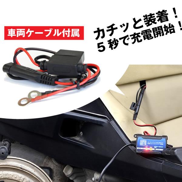 バイク バッテリー GTZ8V お得2点セット バッテリー+12V充電器
