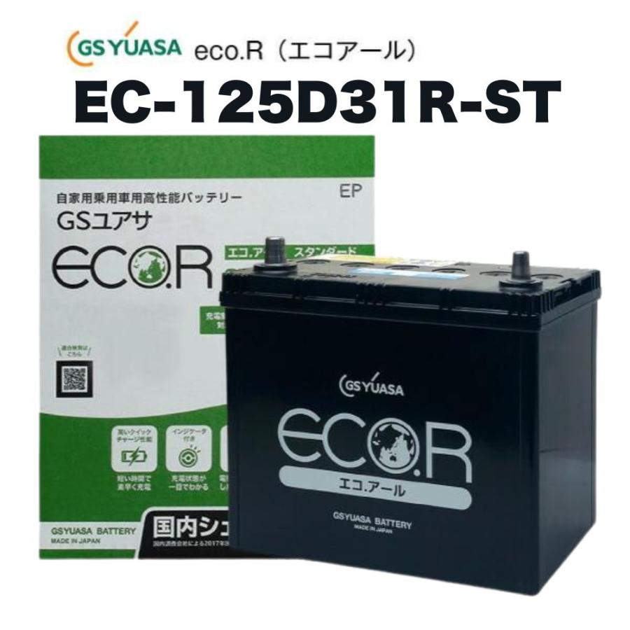 EC-125D31R-ST-EA-N 自動車 バッテリー 充電制御車対応 エコアール 