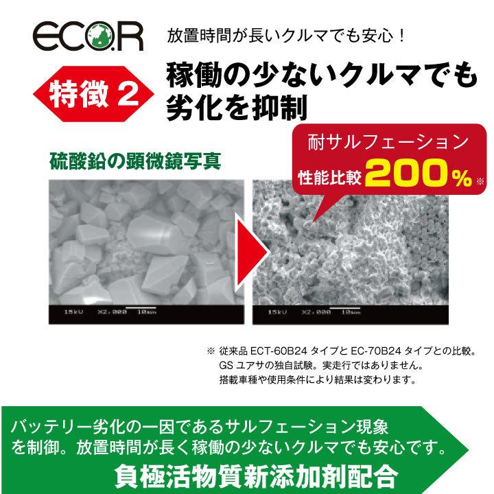 EC-90D23L-HC-EA-N 自動車 バッテリー 充電制御車対応 55D23L/60D23L